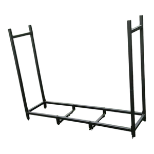 Porta Legna da Ardere a <span class=keywords><strong>Parete</strong></span> Salvaspazio, Scaffale per Legna da Interno, Organizzatore Minimalista in Acciaio per Arredamento Casa - Product Image 4