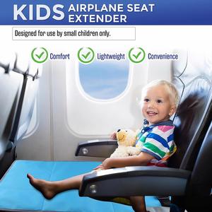 Portable Travel Airplane Seat Extender Leg Rest Kids Travel Bed with Baby Pedals <b>Hammock</b> Foot Rest for Children - Product Image 6