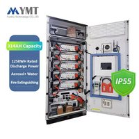 Station d'alimentation 261 kWh IP55 BMS Système de batterie haute tension 215 kWh pour système de stockage d'énergie solaire industriel et commercial