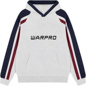 Sudadera con Capucha Warpro Unisex, Manga Raglán, Deportiva, Holgada, Manga Corta, Tejida, Transpirable, 100% Algodón, Ecológica, Verano - Product Image 1
