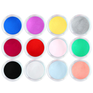 <span class=keywords><strong>Poudre</strong></span> de résine <span class=keywords><strong>acrylique</strong></span> de luxe 2025, 12 couleurs, avec effet pailleté pour le nail art DIY, vente en gros - Product Image 3