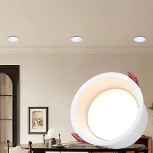 7W 12W <span class=keywords><strong>15W</strong></span> 24W taza profunda integrada antideslumbrante Downlight sala de estar sin luz principal LED lámpara de techo lámpara de plumón esmerilado de alta calidad - Product Image 1