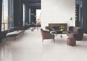 Orientbell Double Charge 600X1200 Canto Blanco Acabado brillante Azulejos grandes Azulejos de porcelana para piso de pared grande - Product Image 2