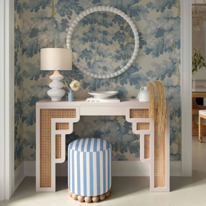 โต๊ะคอนโซล Sonny รุ่น Art Moderne โต๊ะคอนโซลไม้ทรงโค้งมน ขอบมน ลายสาน ดีไซน์ Palm Springs - Product Image 3