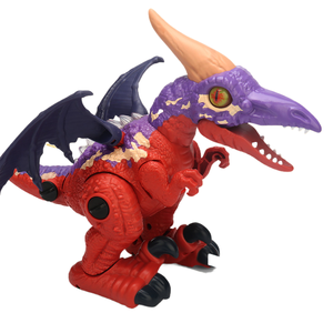 Modelo de simulación de dinosaurio de luz y sonido eléctrico DIY para niños, Pterosaurus, paseo automático, desmontaje, juguete de dinosaurio - Product Image 2