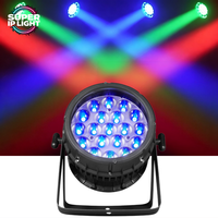 Projecteur LED Par étanche 19x12W RGBW avec zoom, contrôle DMX RDM, pour événements extérieurs, discothèques et éclairage de scène
