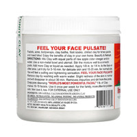Masque facial en argile verte pour la réparation de la peau, l'élimination de l'acné et le nettoyage en profondeur des pores, secret aztèque américain original, soin indien.