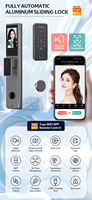 Kunci Pintar Tersembunyi Glomarket Flush Invisible Embedded Smart Lock Tuya WiFi Pengenal Wajah Interkom Video Kunci Keamanan Rumah Harga Terjangkau