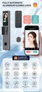 Serrure Intelligente Encastrée Invisible Glomarket Tuya WiFi avec Reconnaissance Faciale et Interphone Vidéo – Sécurité Domestique Économique - Product Image 2