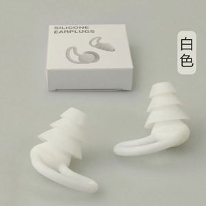 Tapones para los Oídos Worldlink Shark Fin EP-100, Nuevos, de Silicona Suave, Impermeables, Reducción de Ruido, Aislamiento Acústico, para Dormir - Product Image 2