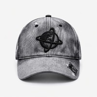 Casquette de baseball vintage unisexe pour adulte, en denim et coton, à 6 panneaux, avec logo personnalisé T&L, broderie de sequins et impression numérique, motif animal, vente en gros