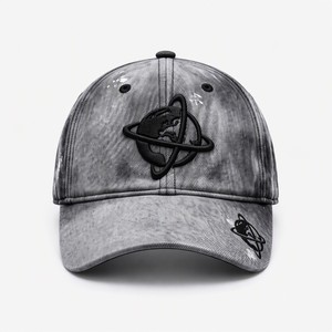 Casquette de baseball vintage unisexe pour adulte, en denim et coton, à 6 panneaux, avec logo personnalisé T&L, broderie de sequins et impression numérique, motif animal, vente en gros - Product Image 2
