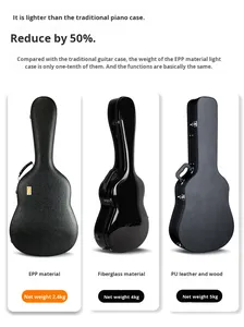 Estojo Leve de Material EPP Impermeável para Guitarras Clássicas Acústicas de <span class=keywords><strong>40</strong></span>/41 Polegadas - Product Image 6