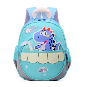 Zaino con piccolo dinosauro dei cartoni animati per ragazzi e ragazze, borsa da scuola per bambini in età prescolare di 3-6 anni, borsa a doppia spalla per bambini - Product Image 5