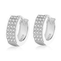 Boucles d'oreilles clous Dan Jewelry pour femmes, à porter au quotidien, en zircon cubique, pour cadeau de mariage ou de mariée