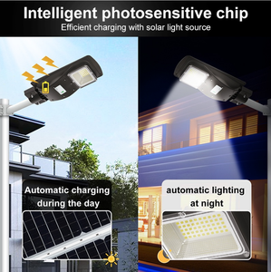 40 Вт IP65 водонепроницаемый Солнечный светодиодный уличный свет с датчиком движения для дорожного шоссе - Product Image 5