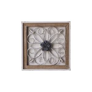 <b>Framed</b> Wrought Iron <b>Wall</b> Hanging European Retro Style Home Decor Living Room Artwork - Product Image 3