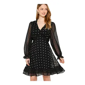 Chemise longue décontractée pour femmes, Service élégant, nouvelle mode, OEM,