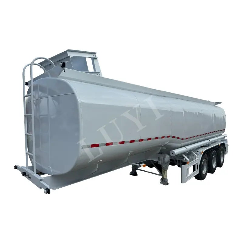 Tanque DE TRANSPORTE QUÍMICO de combustible LUYI, remolque de semirremolque de gran capacidad, remolque cisterna para líquidos de 60000 L