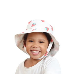 Protection Uv bébé enfants été chapeau de soleil enfant en bas âge réversible pêcheur chapeaux unisexe dessin animé imprimé enfants infantile enfants seau chapeau - Product Image 1