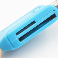 Lector de tarjetas 2 en 1, USB OTG, Micro USB, OTG, TF/SD, extensión de teléfono, adaptador USB C OTG