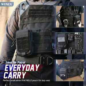 Bolsa Táctica Molle con Cierre de Cremallera y Asa de Tela para Almacenamiento de Equipo EDC - Product Image 6