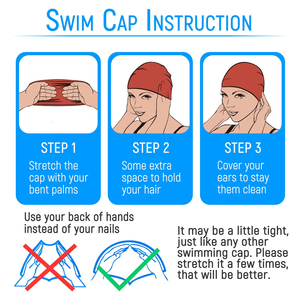 <span class=keywords><strong>Gorro</strong></span> de Natación Impermeable para Hombre y <span class=keywords><strong>Mujer</strong></span>, para Cabello Largo, <span class=keywords><strong>Gorro</strong></span> de Buceo de Silicona con Protección para los Oídos, Logotipo Personalizado - Product Image 6