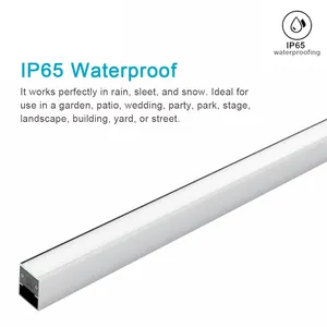 Iluminación empotrada en suelo exterior Ip67 de aluminio de 24W/36W para exterior, lámpara de paso de escalera, lámparas subterráneas led, luz enterrada para jardín