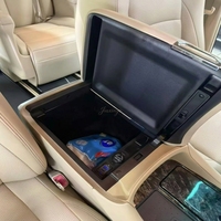 Boîte d'accoudoir de console centrale pour Toyota Alphard Vellfire séries 20 et 30 (2008-2022) avec chargeur USB, porte-gobelet et organisateur de rangement