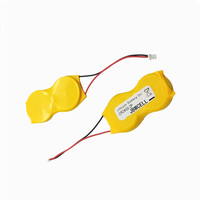 Paquete de batería de botón CR2450 de litio 3V 2P 1200mAh con cables y conector para juguetes y herramientas eléctricas