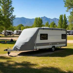 Funda Gris para Caravana M D0100HEXCSU, Impermeable, Rectangular, Accesorios Exteriores para RV, Montaje Lateral - Product Image 2