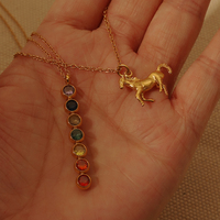 2023 dernière conception de mode de haute qualité hypoallergénique étanche en acier inoxydable zodiaque charme cheval pendentif collier