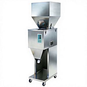 Machine de remplissage et de pesage intelligente pour grains de café, riz, farine, épices, particules, granulés et poudres – Capacités de 500g, 1000g, 3000g, 5000g, 10kg, 15kg, 25kg - Product Image 1