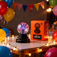 Bola de Plasma con Control por Voz y Activación Táctil, Regalo Científico Creativo, Decoración para Fiestas