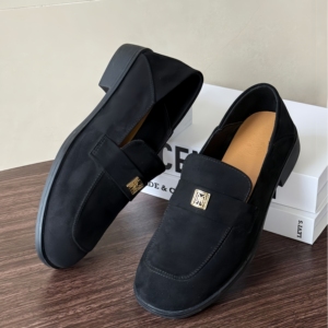 Zapatos de Cuero Estilo Británico Europeo y Americano para Mujer, Modelo 2025, Punta Redonda, Cómodos y Casuales - Product Image 1