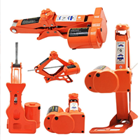 Cric hydraulique électrique haut de gamme 12V 100W 2T/3T en acier au carbone, portable, avec clé à molette, robuste et antidéflagrant