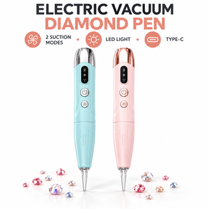 Stylo de ramassage de strass <span class=keywords><strong>rechargeable</strong></span> avec aspiration à deux vitesses et chargement USB-C pour accessoires de diamant art, vente en gros - Product Image 1