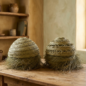 Handmade Bamboo Woven Straw Lamp Covers Natural Traditional Craft Home Decoration - Product Image 2