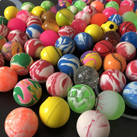 Balles en caoutchouc élastiques, balles flottantes torsadées, machine à rebondir, loterie, boule de cristal, jouet en gros, jouet en caoutchouc pour enfants
