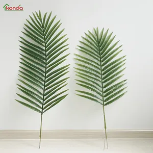 超长生命周期绿色塑料人造棕榈树树叶