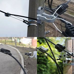 Kẹp giữ cáp treo trên không ADSS, kẹp căng đầu cuối/kẹp cáp sợi phẳng bằng nhựa nhôm, dùng cho cáp ADSS PA1500 PA2000 - Product Image 6