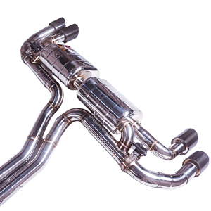 Escape Deportivo Catback con Válvula Variable para Sección Media-Trasera, Compatible con Porsche Cayenne <span class=keywords><strong>GTS</strong></span> Turbo 3.0T V6 SUS304 2019-2024 - Product Image 3