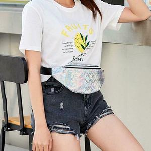 Vente chaude Laser Holographique Taille <span class=keywords><strong>Sac</strong></span> <span class=keywords><strong>Paillettes</strong></span> Transparent PVC <span class=keywords><strong>Sac</strong></span> <span class=keywords><strong>Banane</strong></span> - Product Image 2