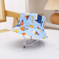 Topi Bucket Anak Motif Garis Kartun 2025, Desain Mobil Dinosaurus Lucu, Bahan Katun, Cocok untuk Musim Panas, Topi Pantai