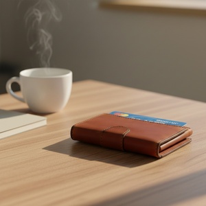 Boshiho Money Clip Slim Minimalist <b>Wallet</b> for Men <b>RFID</b> Blocking Slim Leather <b>Wallets</b> for Men Bifold Front Pocket <b>Wallet</b> for Men - Product Image 3