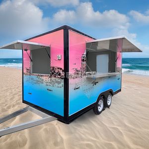 2025 camions de restauration rapide de remorque entièrement équipés mobiles avec cuisine complète à vendre en Australie - Product Image 2