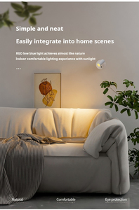 Lámpara de pared con carga USB, foco ajustable simple magnético, entrada de pasillo, lavado de pared, pintura, luz nocturna <span class=keywords><strong>para</strong></span> dormitorio - Product Image 5