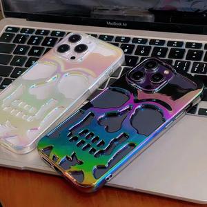 Funda de teléfono con cabeza de calavera colorida de estilo fresco favorito de los adolescentes más populares de 2023 para <span class=keywords><strong>iPhone</strong></span> - Product Image 5