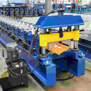 Presse à former des tuiles de toit et des tuiles de gouttière en <span class=keywords><strong>acier</strong></span> de haute qualité, contrôlée par PLC, garantie 1 an. - Product Image 1