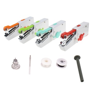 Machine à coudre portable mini multicolore, pratique, pour la maison, multifonction, fonctionne avec batterie ou câble <span class=keywords><strong>USB</strong></span>, avec étui en silicone - Product Image 1
